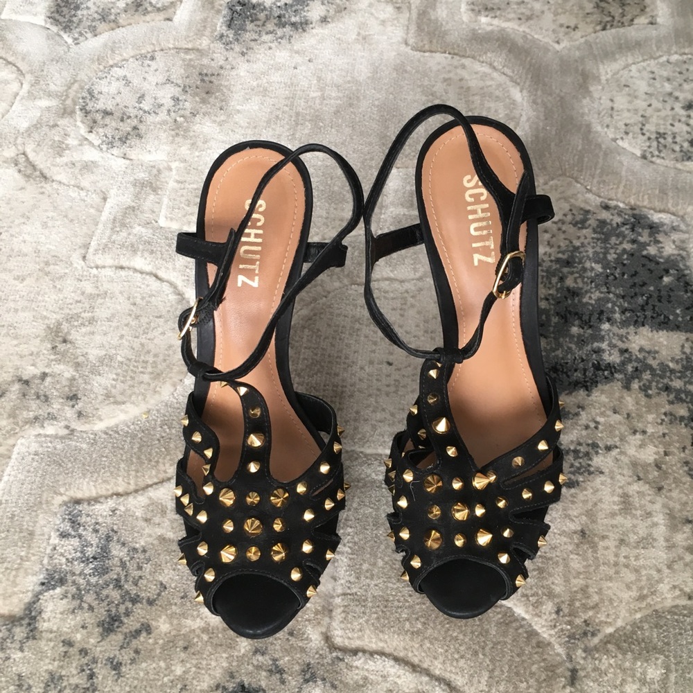 Schutz Black Heel